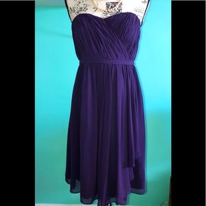 - 3/$20💕Deep purple strapless formal dress